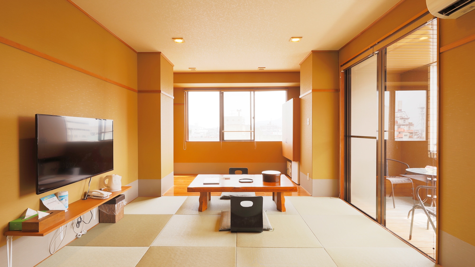 [New Building 4F] Room with semi-open-air bath Corner room