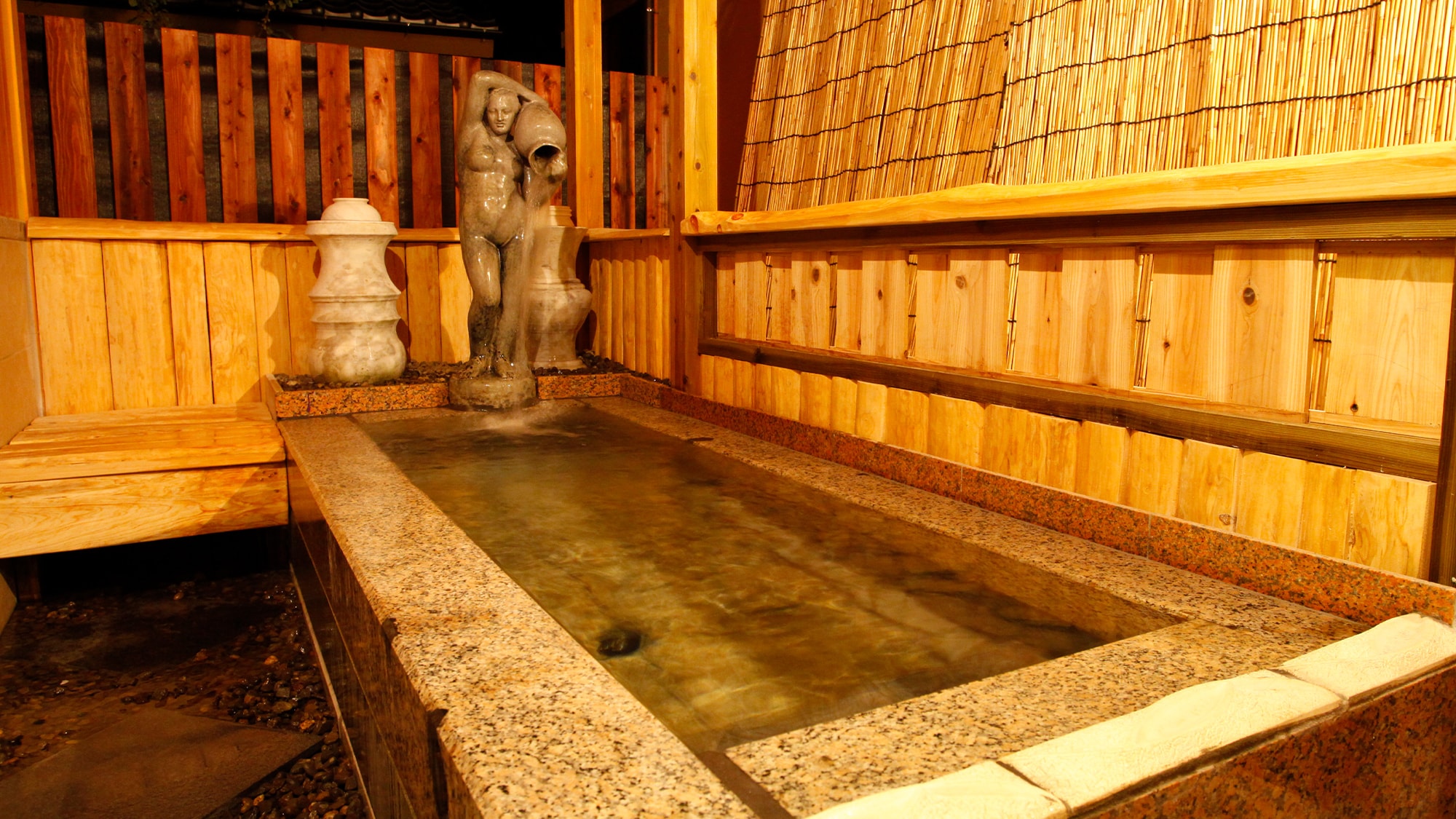 [One-story hanare A2] Mokuren & lt; Twin / Smoking & gt; Area 48㎡ Open-air bath (marble style)