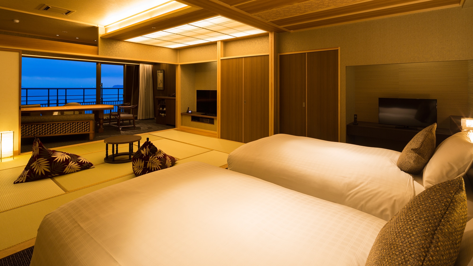 [ทุกห้องมีห้องอาบน้ำแบบเปิดโล่งส่วนตัว] Villa Paradise Sora no Niwa Type K ・ ห้องนอน / ห้องสไตล์ญี่ปุ่น (ตัวอย่าง)