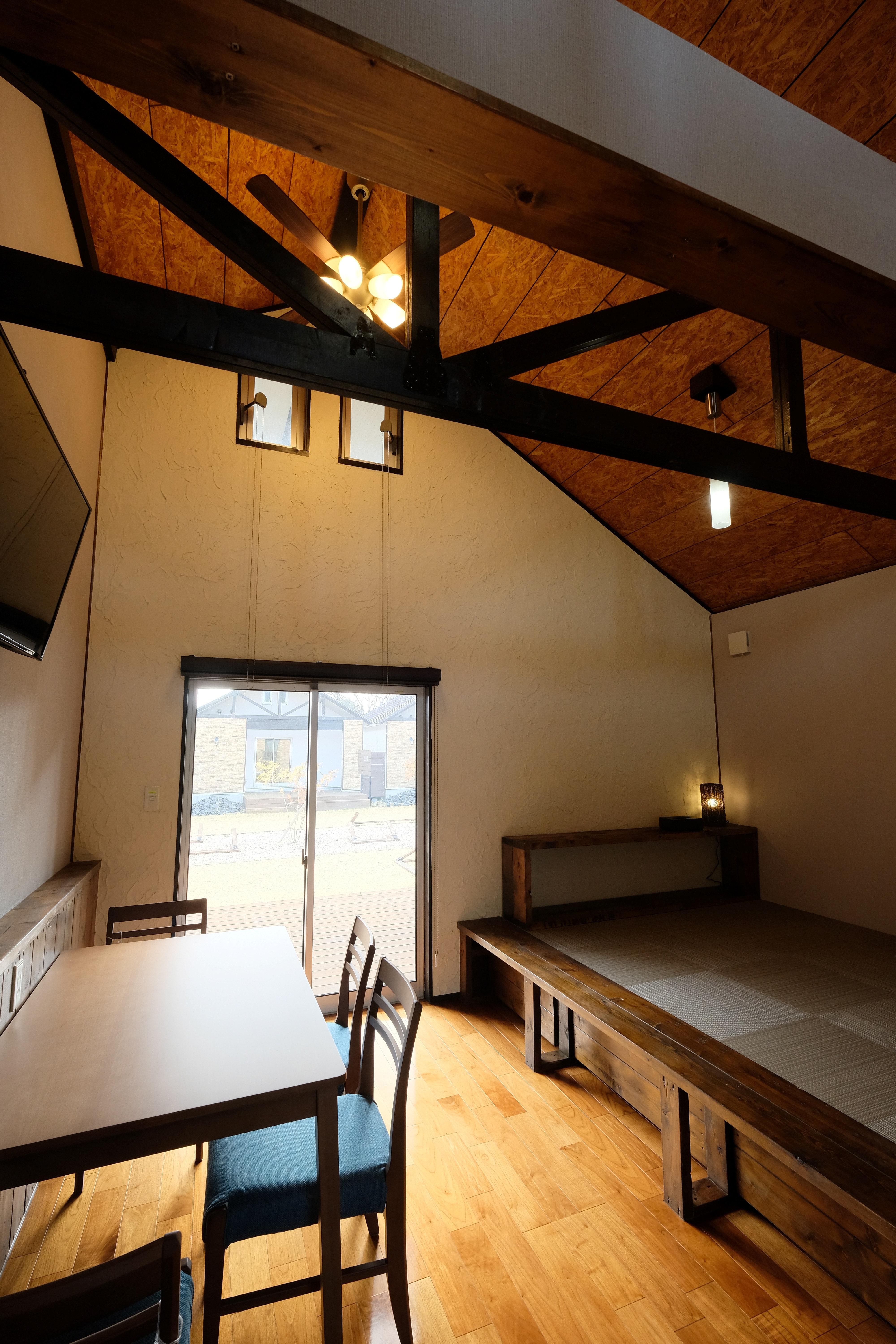 Separate building cottage guest room