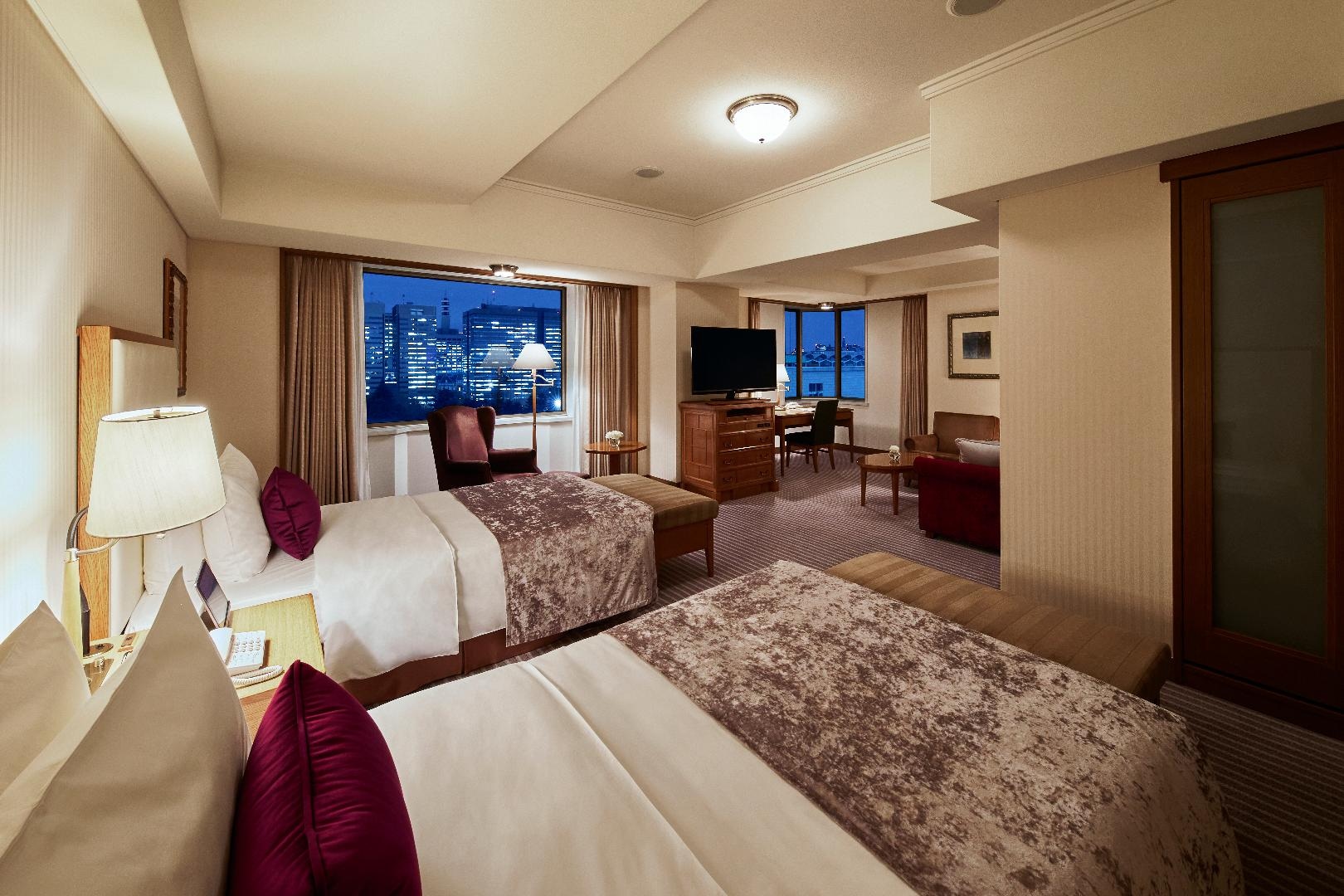 普通樓層小雙床套房 R14 之夜