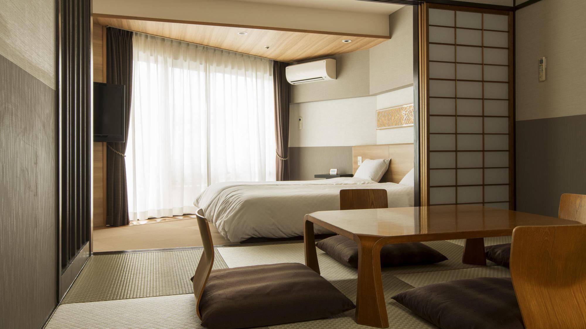 ห้องดีลักซ์สไตล์ญี่ปุ่น-ตะวันตก: แนะนำสำหรับครอบครัวและหมู่คณะ