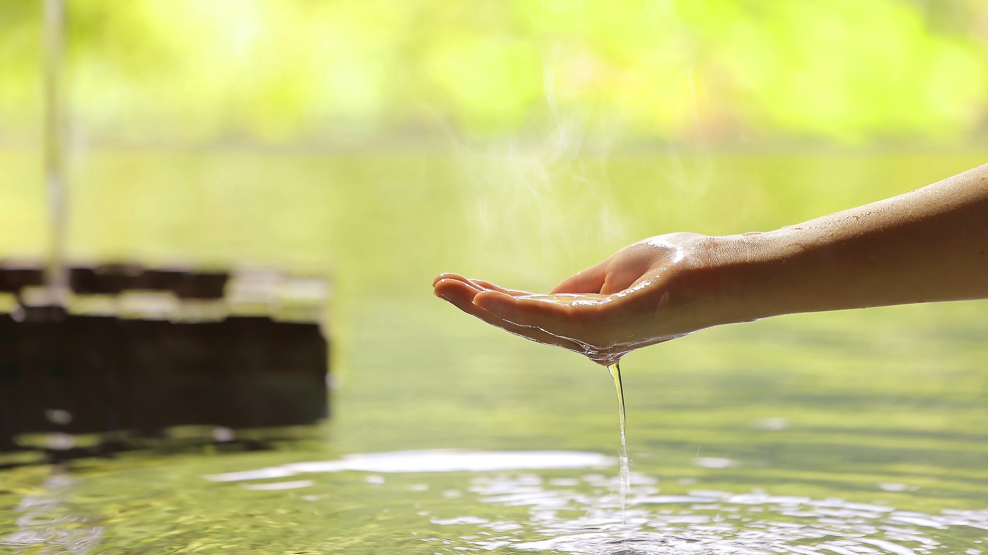 [Rare private hot spring water]