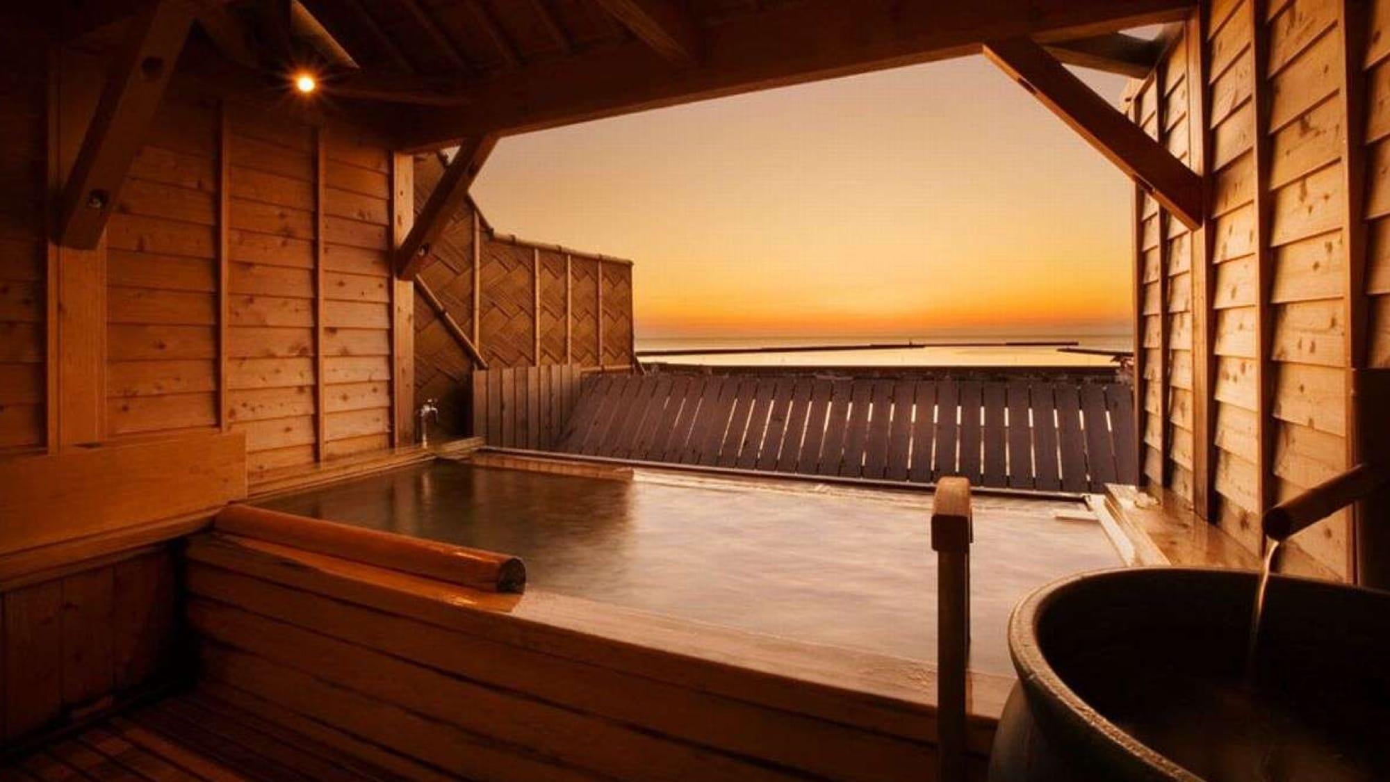 Open-air bath