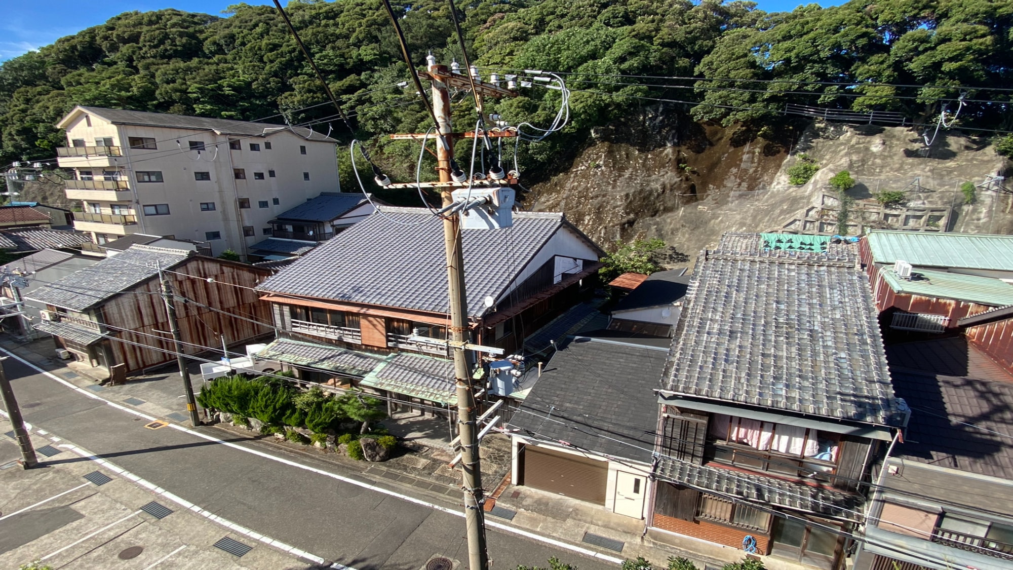 Example of a view from the guest room
