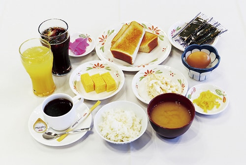 Breakfast buffet example