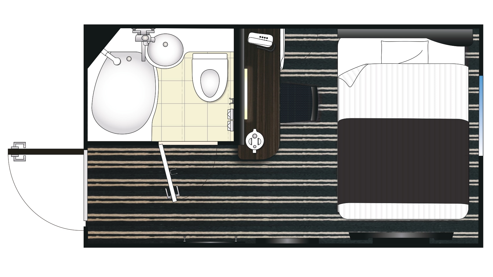 [Perfect for teleworking] Example of single room layout