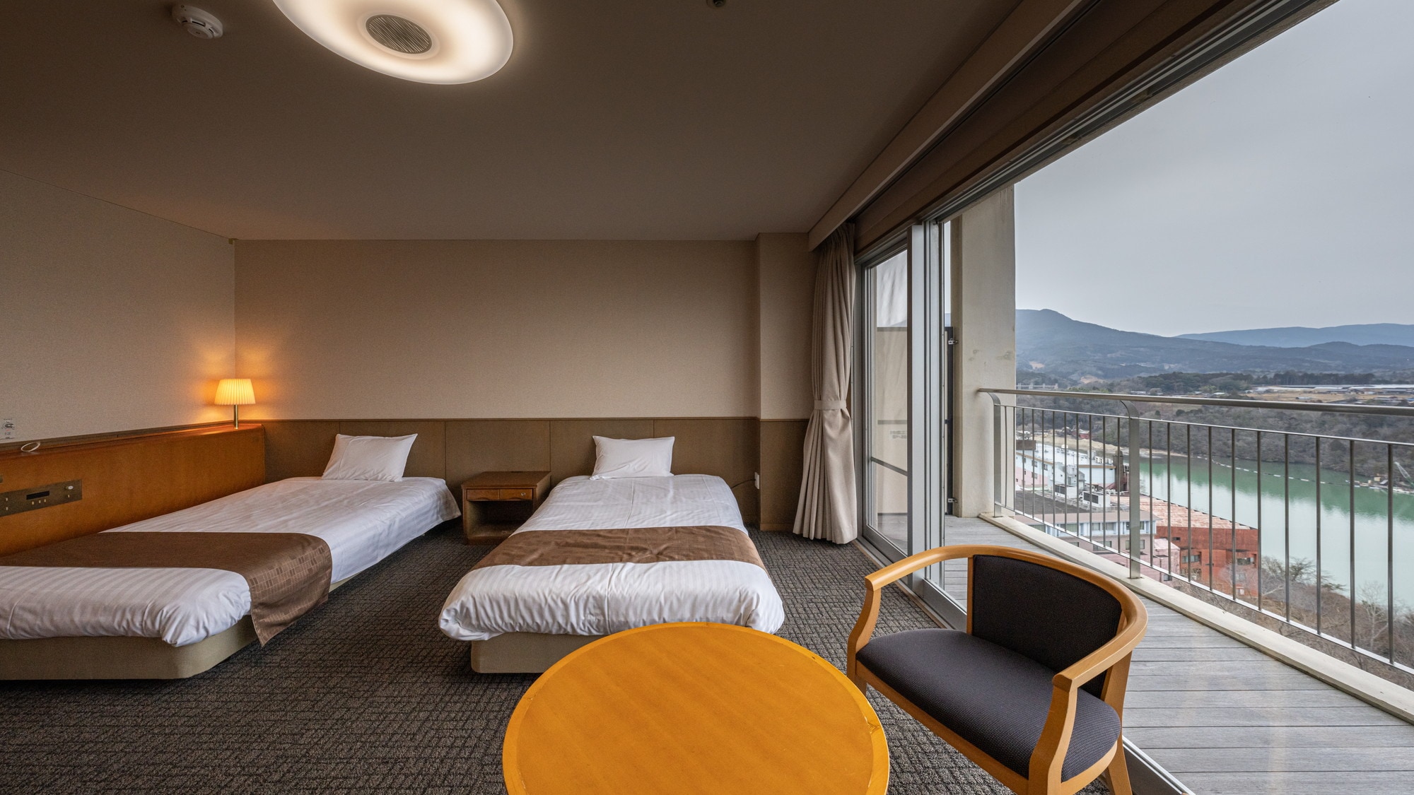 Kamar twin standar bergaya Barat◆Bagi mereka yang lebih menyukai struktur sederhana