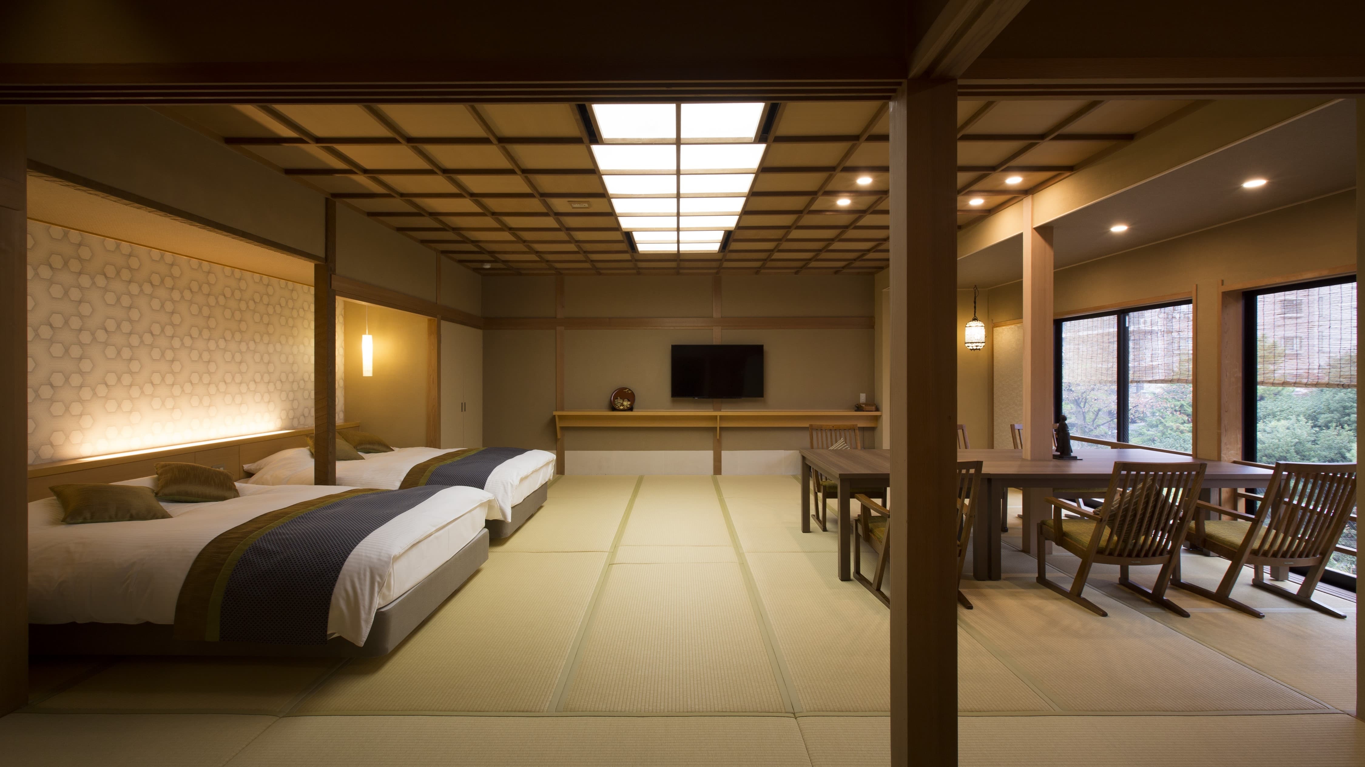 [Gedung baru/bebas rokok] Kamar Superior Twin <Modern Jepang yang menenangkan>