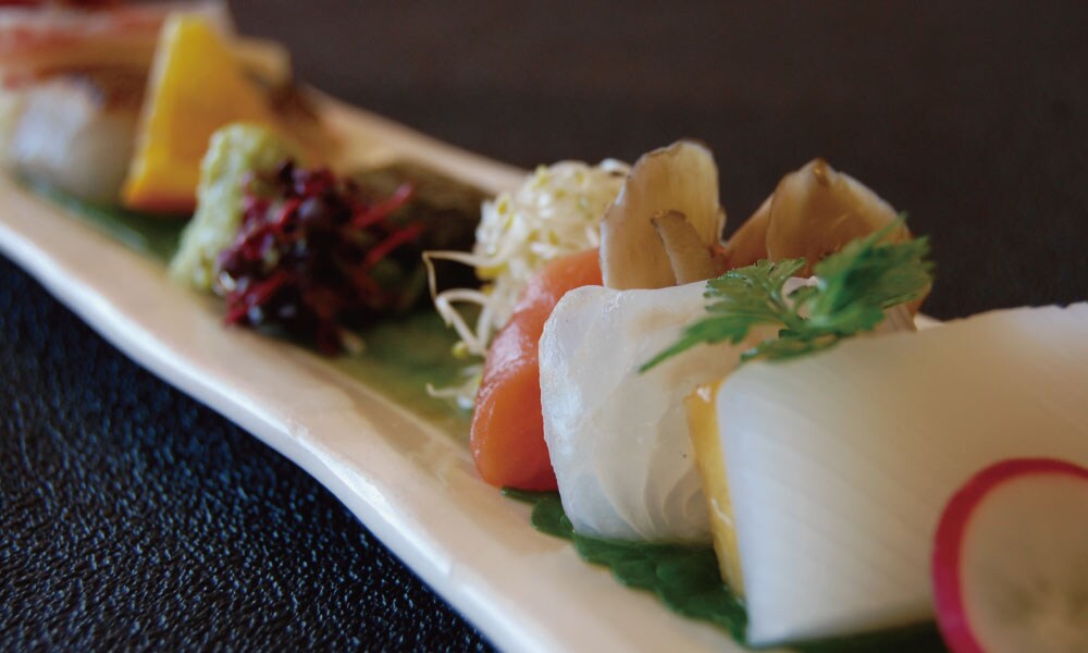 生鱼片（例如）
