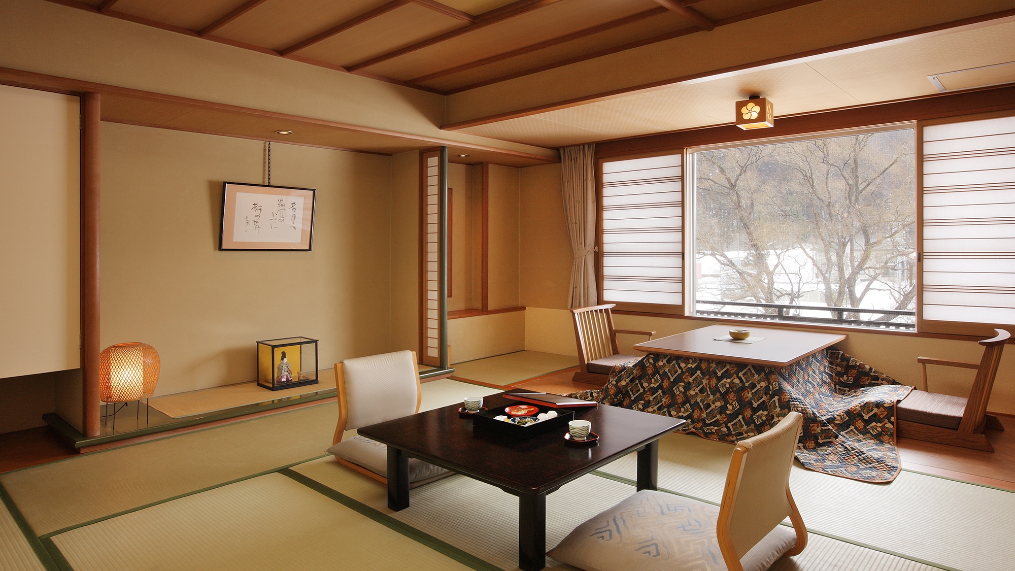 ◇ [Japanese-style room + digging] View of Satoyama (non-smoking) / 36 square meters