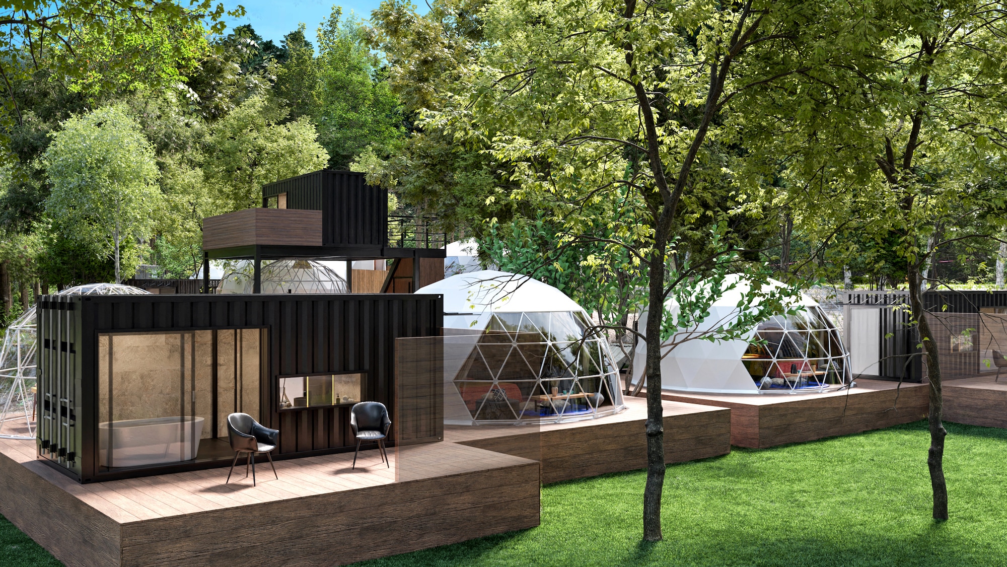 [Luxury Room] 8M Dome Tent