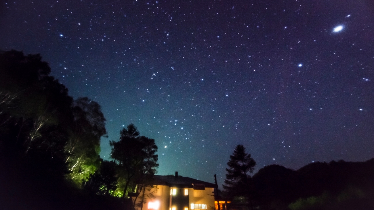 *【施設周辺】都会では味わえない星の輝きに出会えます。