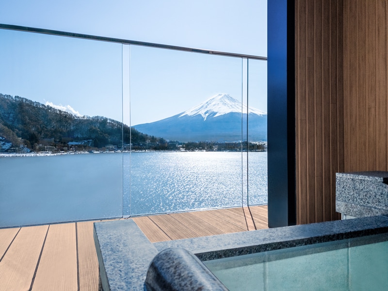 An example of superior with an open-air bath