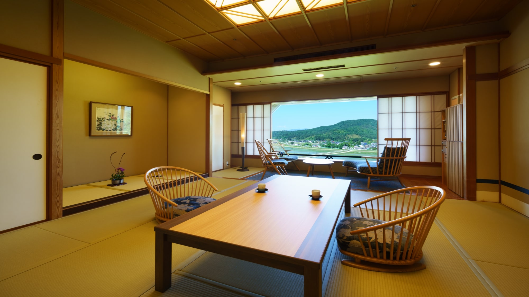 Kamar standar bergaya Jepang (gambar kamar tamu sisi Satoyama )