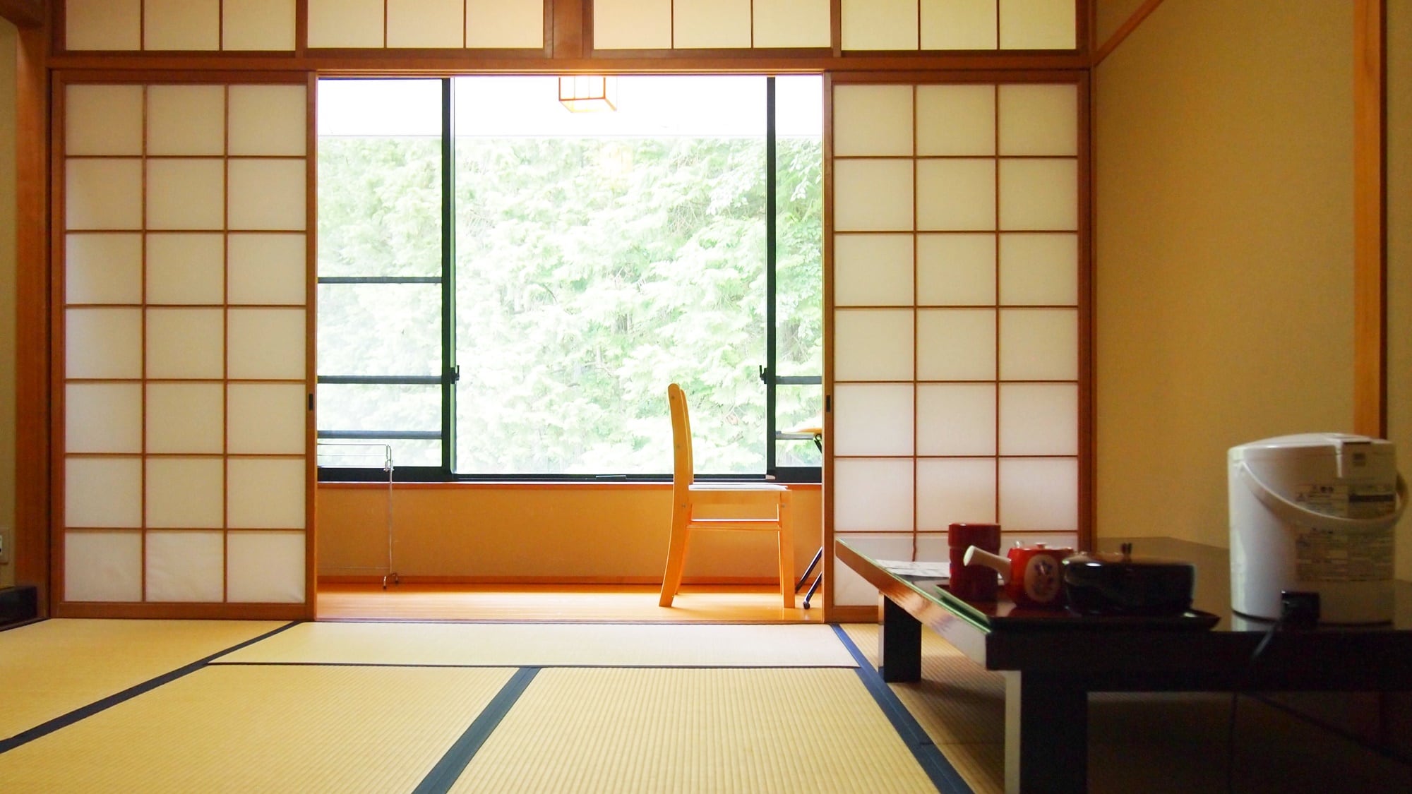 [Guest room example] A room with a calm atmosphere.