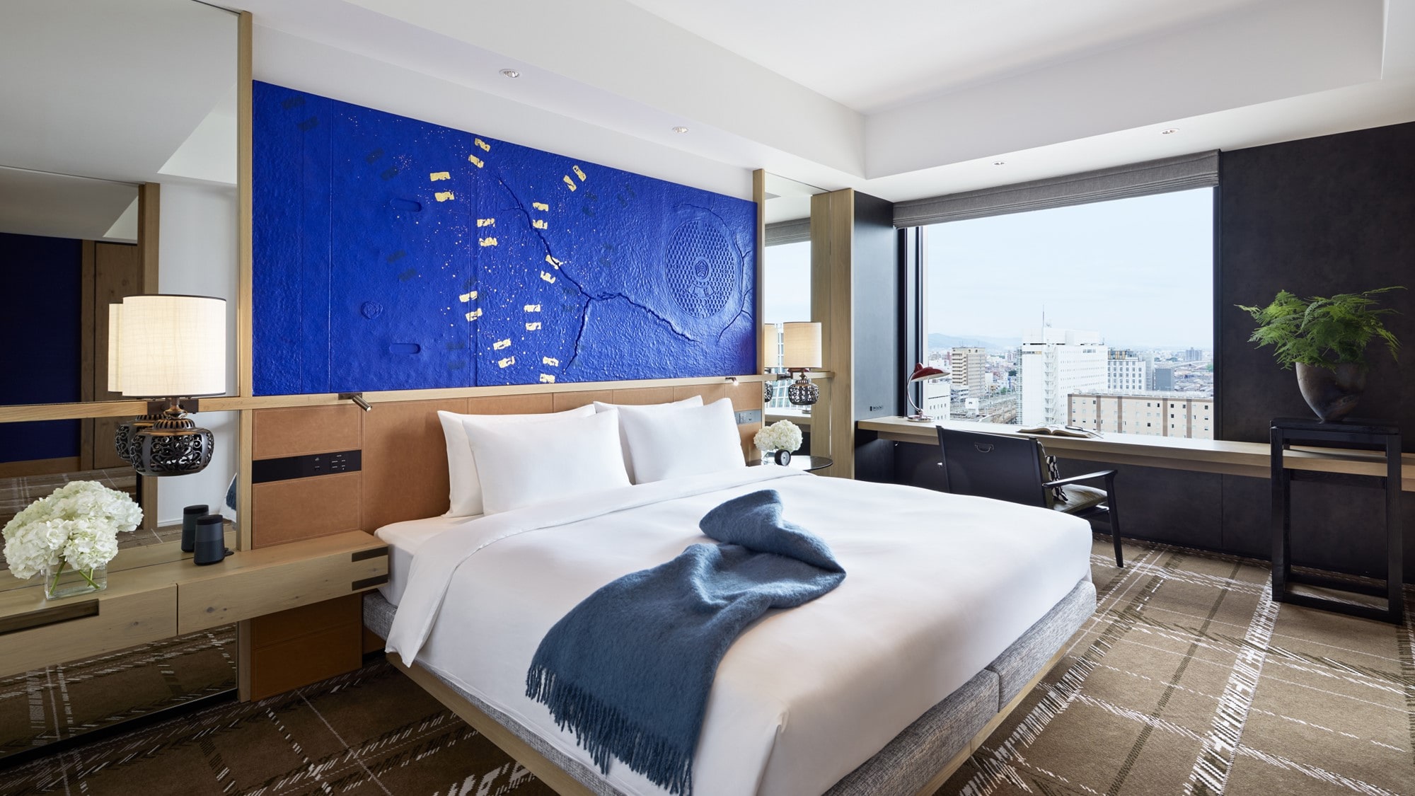 City View King Suite Bedroom