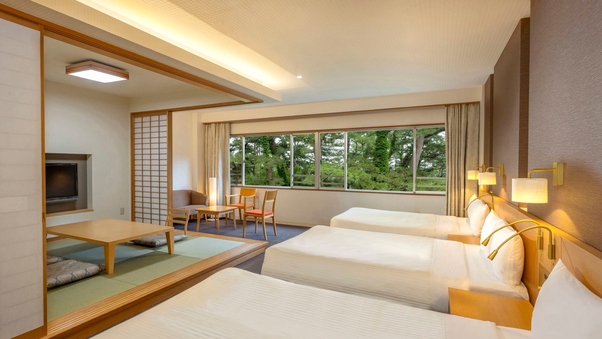 Comfort Japanese-Western style room (3 beds)