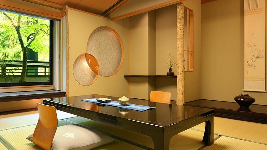 Bangunan utama-Kamar bergaya Jepang dengan lounge-Umimatsu