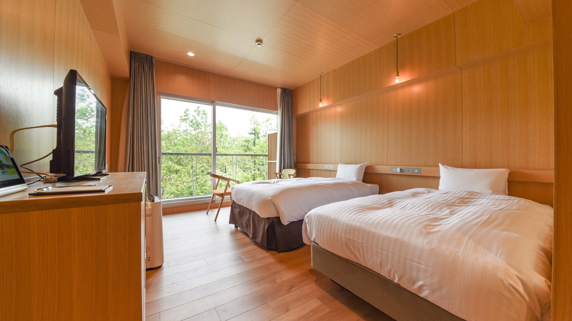 * [Example of room (new building nest, STD twin, garden view)] Recommended for couples