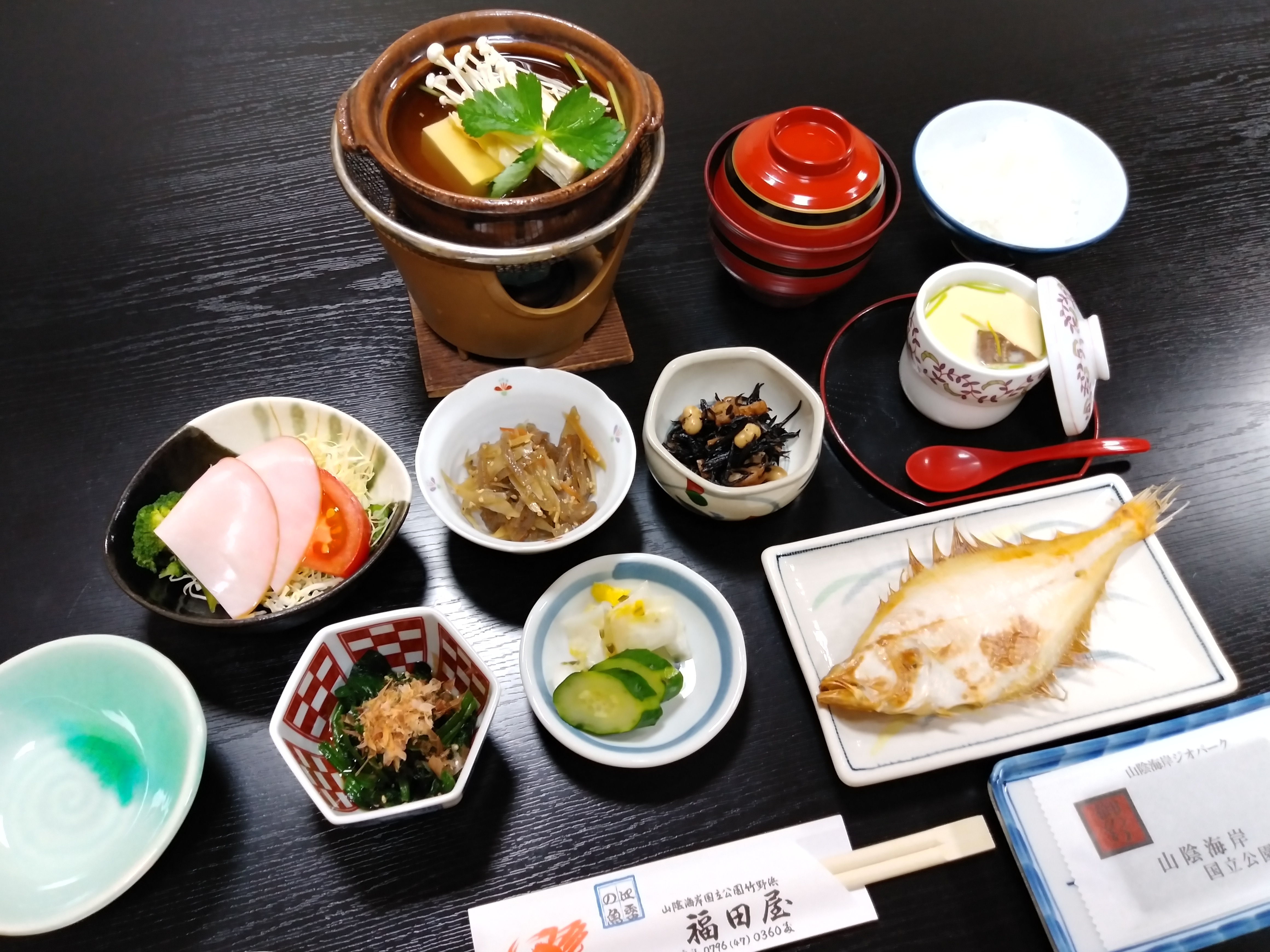 Homemade Japanese breakfast