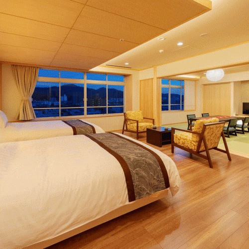[Tensei Barrier-Free Special Room] 使用土佐柏、土佐日本纸等的特别客房