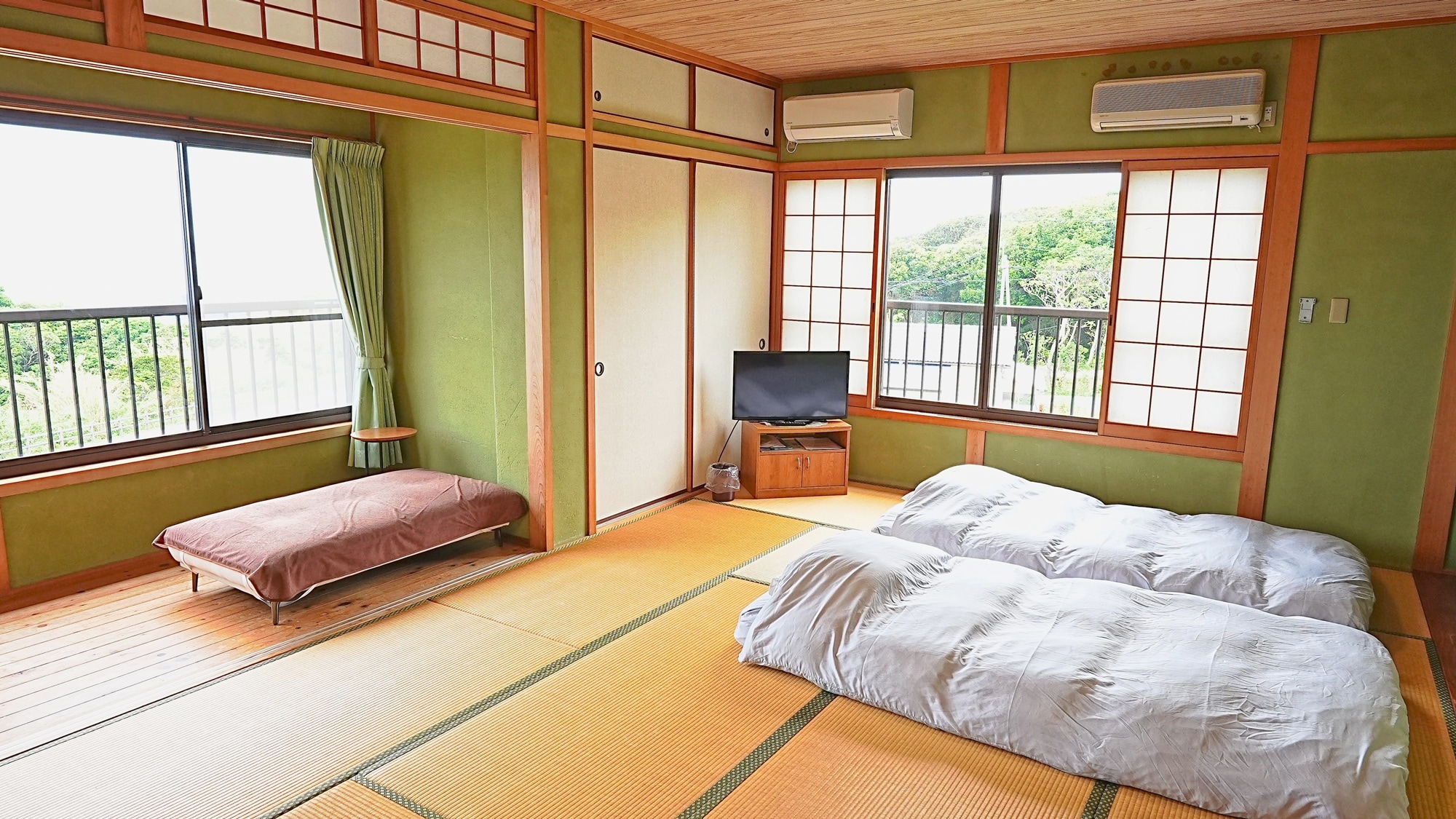 *【Lantai 2】Kamar bergaya Jepang dengan pemandangan laut (dengan toilet) Bebas rokok