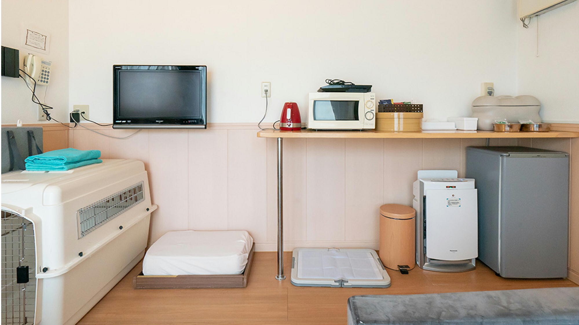 [Lakeside Dog Villas with special seats overlooking the lake] P6 Supplies for your beloved dog