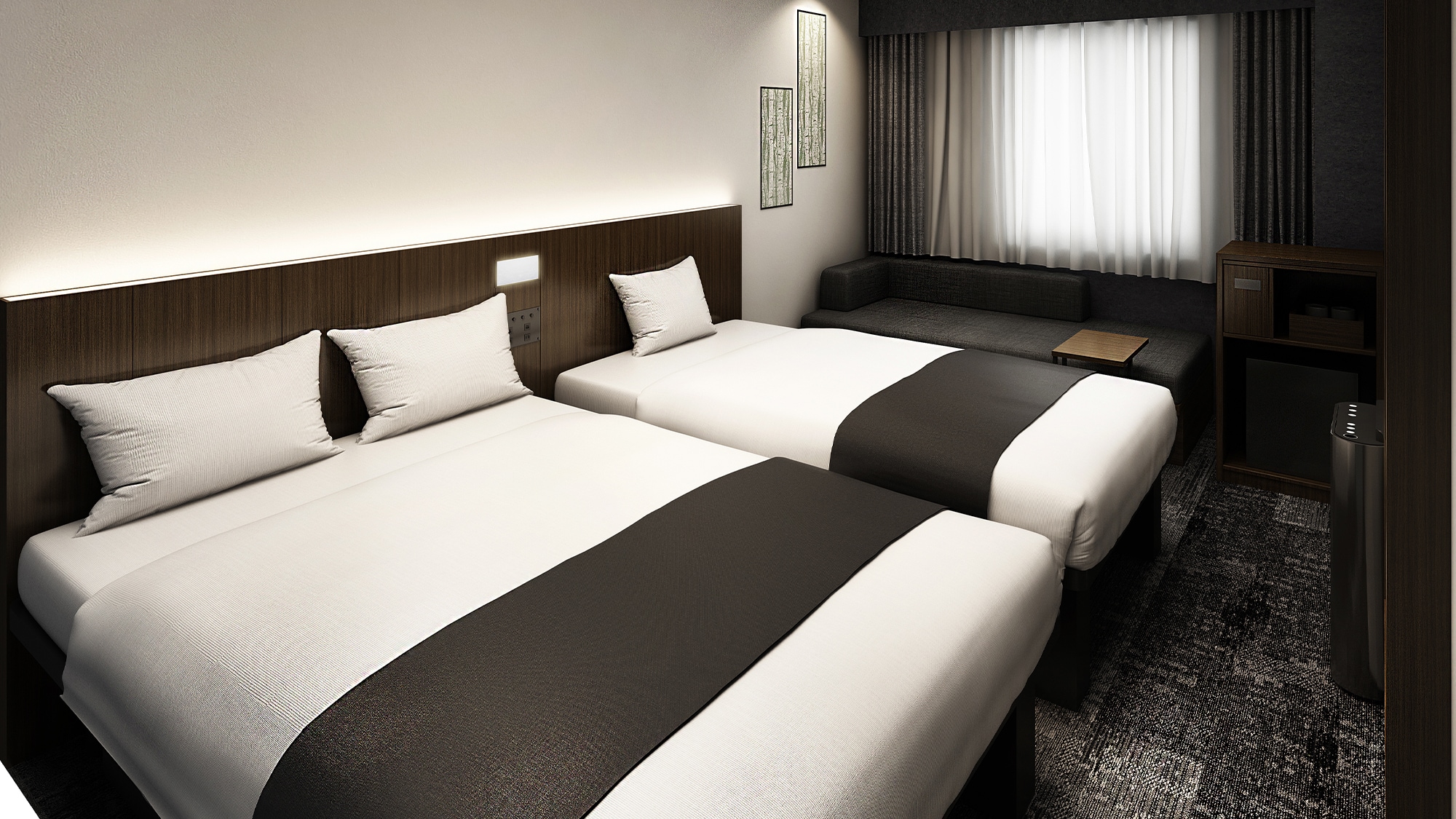 Guest room image: A comfortable space designed to suit both leisure and business travelers. Functionally arranged furniture and amenities...