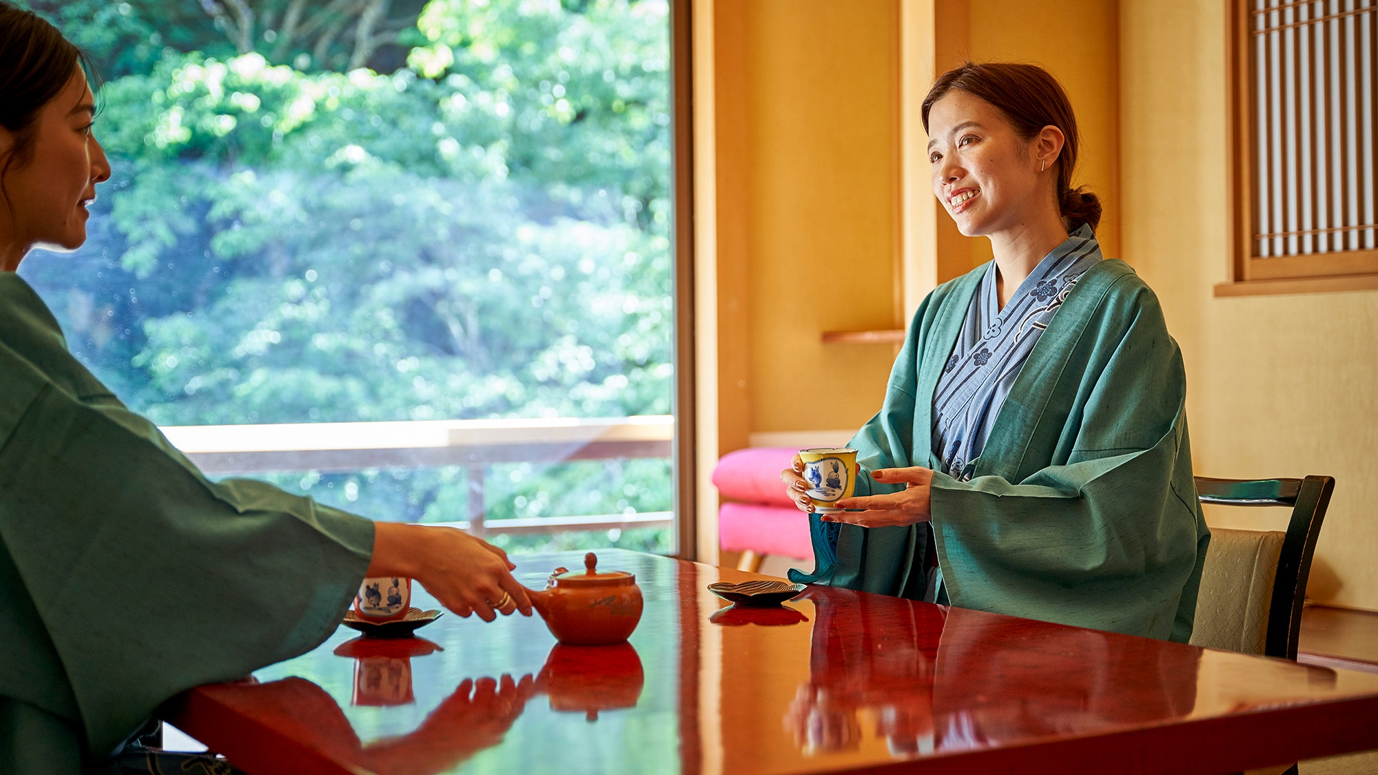 ≪Special room≫ A room with a tatami bed and a living room