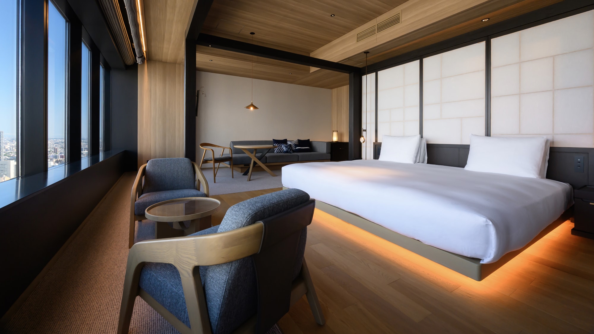 Phòng Premium King [Timeless] (57,6m², tầng 32) [Không hút thuốc] Hình ảnh phòng khách