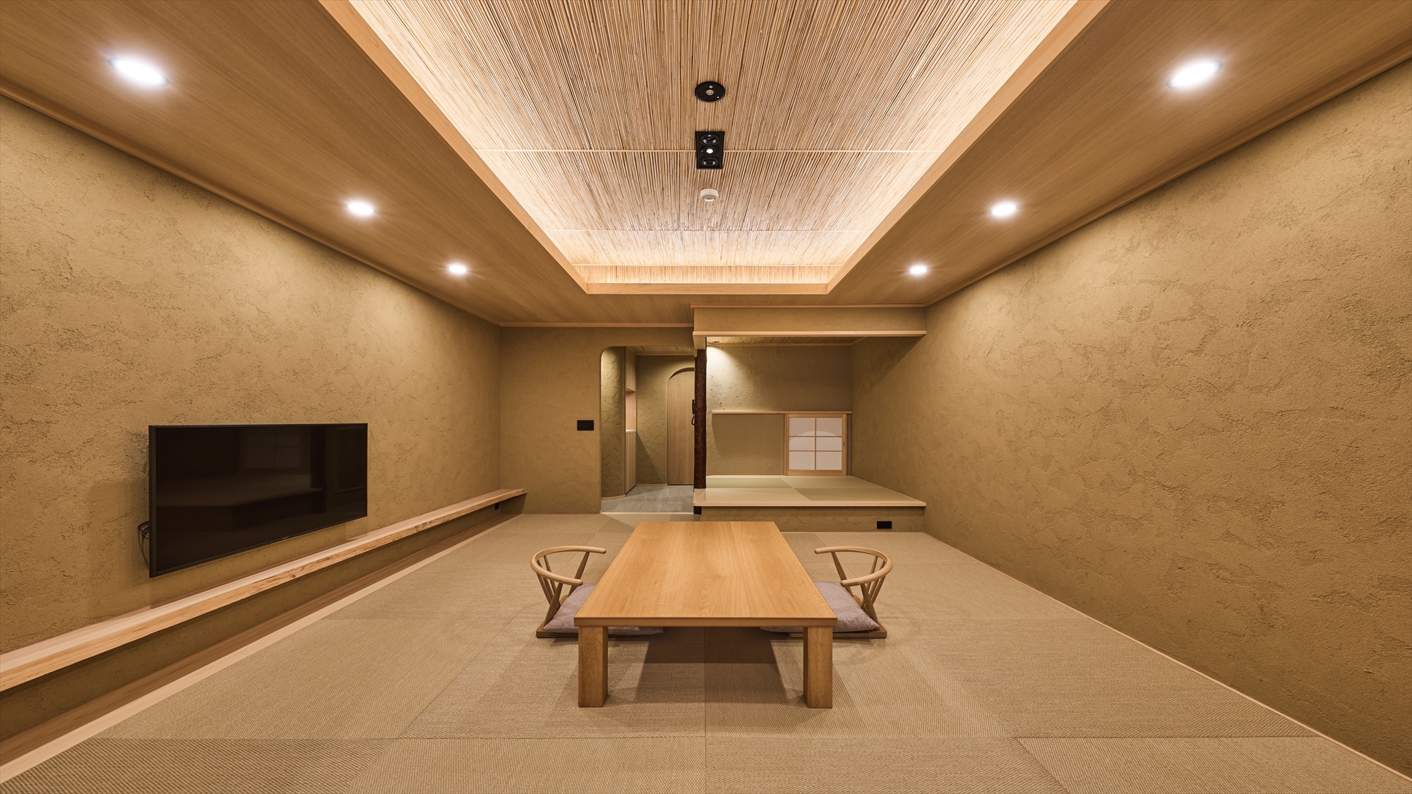[306] Guest room with an open-air bath with a view of Mt. Wakakusa in Todaiji Temple 《Tsuchi》
