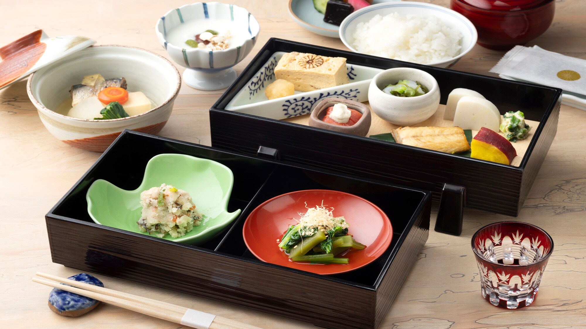 구 고용 저택 국화 화장 일본 조식