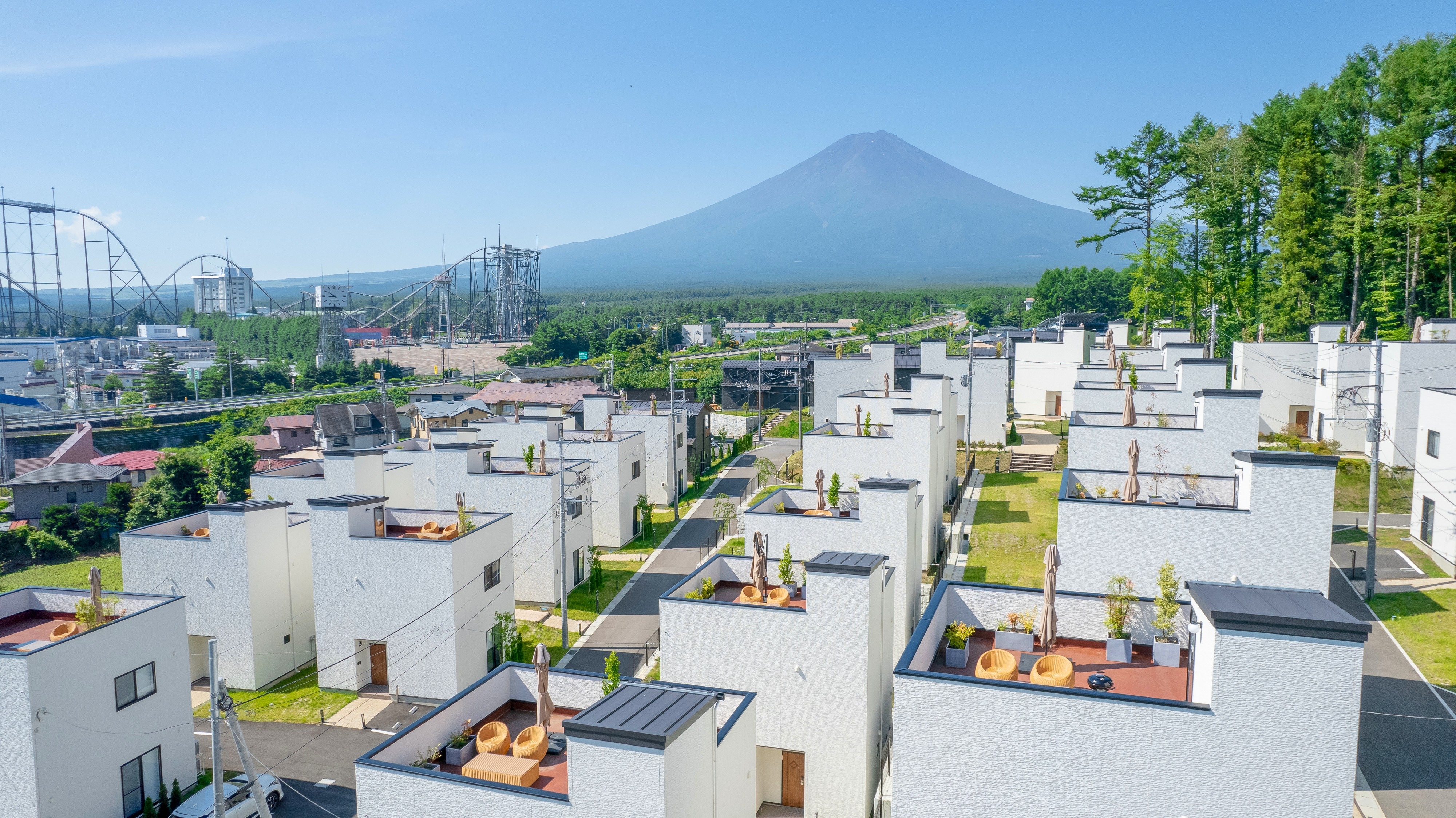 TOKI and Mt. Fuji seen from above