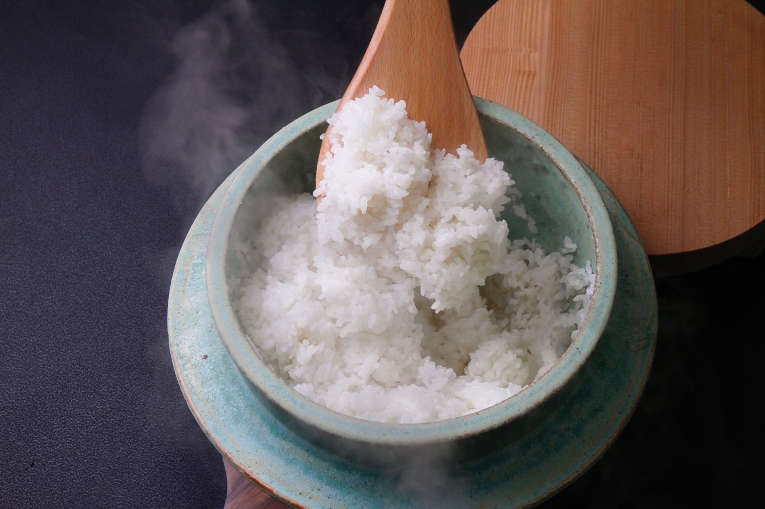 Freshly cooked rice