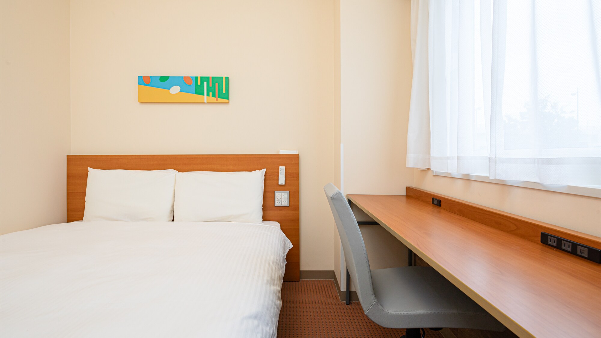 [Queen Room] Example of a guest room