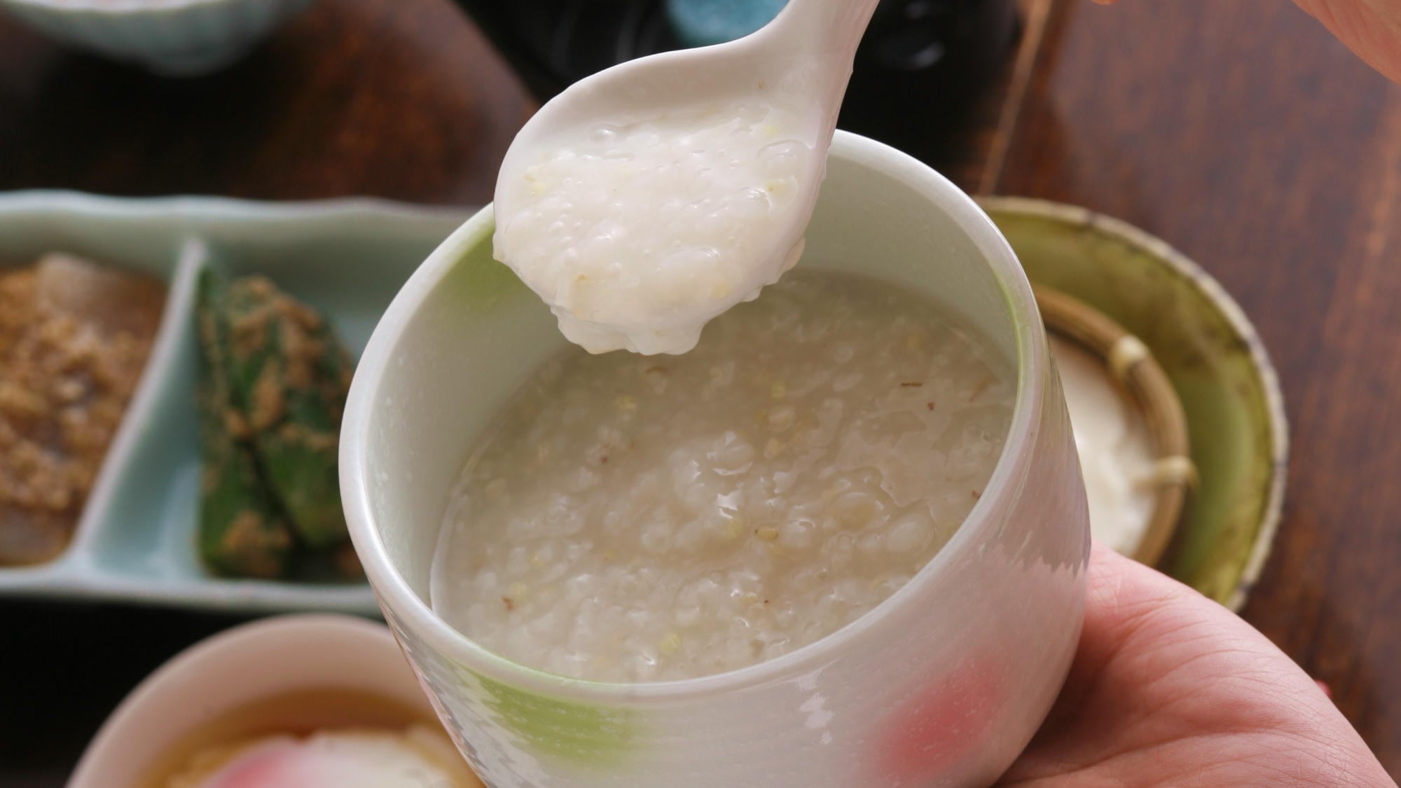 [Breakfast example] Please enjoy the hotel's prized "exquisite rice porridge".