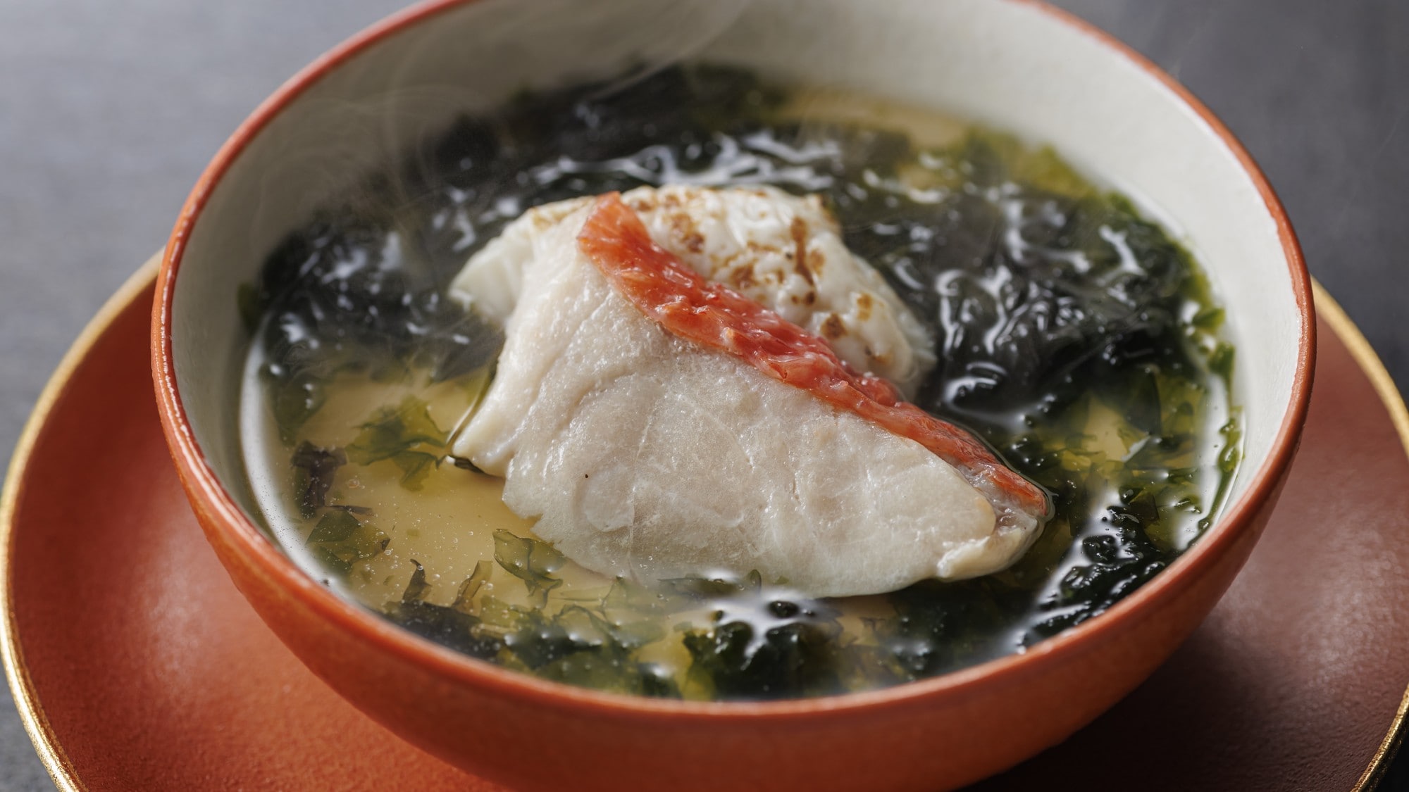 [Land's Blessings Kaiseki] Winter 2025 Grilled Milt Royale with Local Seaweed Sauce