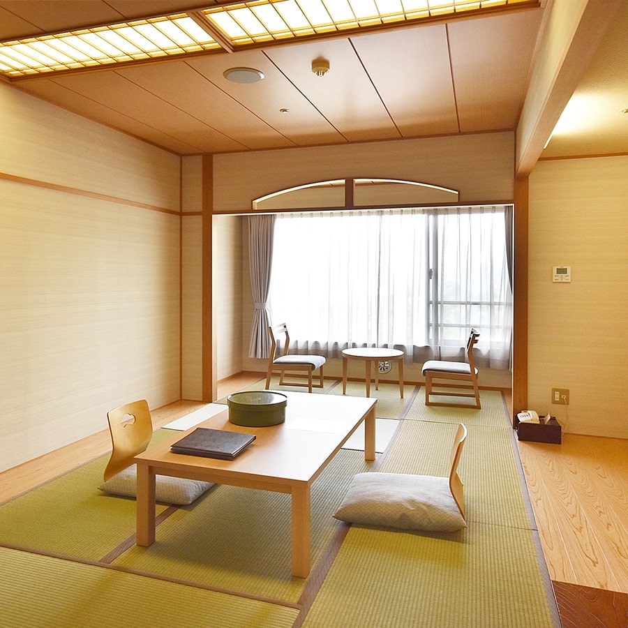 Kamar bergaya Jepang 10,5 tikar tatami (sebelumnya 7,5 tikar tatami) (bebas rokok)