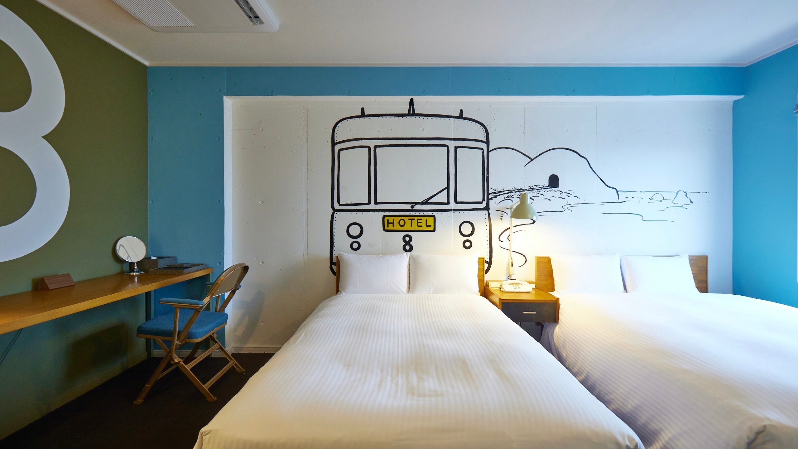 [Club Floor] Twin (non-smoking) 24.0㎡/bed size 120cm width x 1, 140cm width x 1