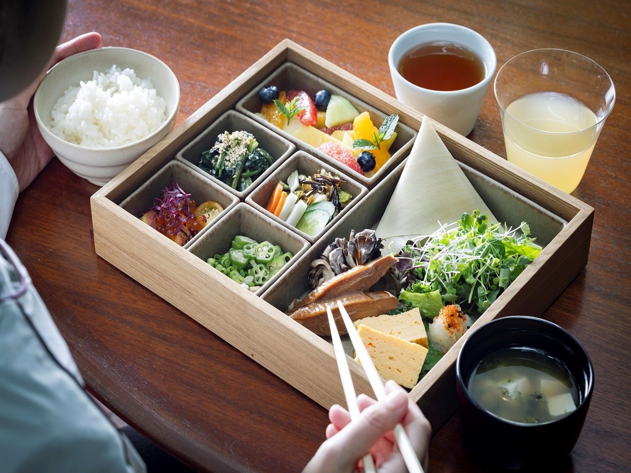 "Gunma Breakfast" is a chef-supervised meal that allows you to fully enjoy the bounty of Gunma surrounded by nature.