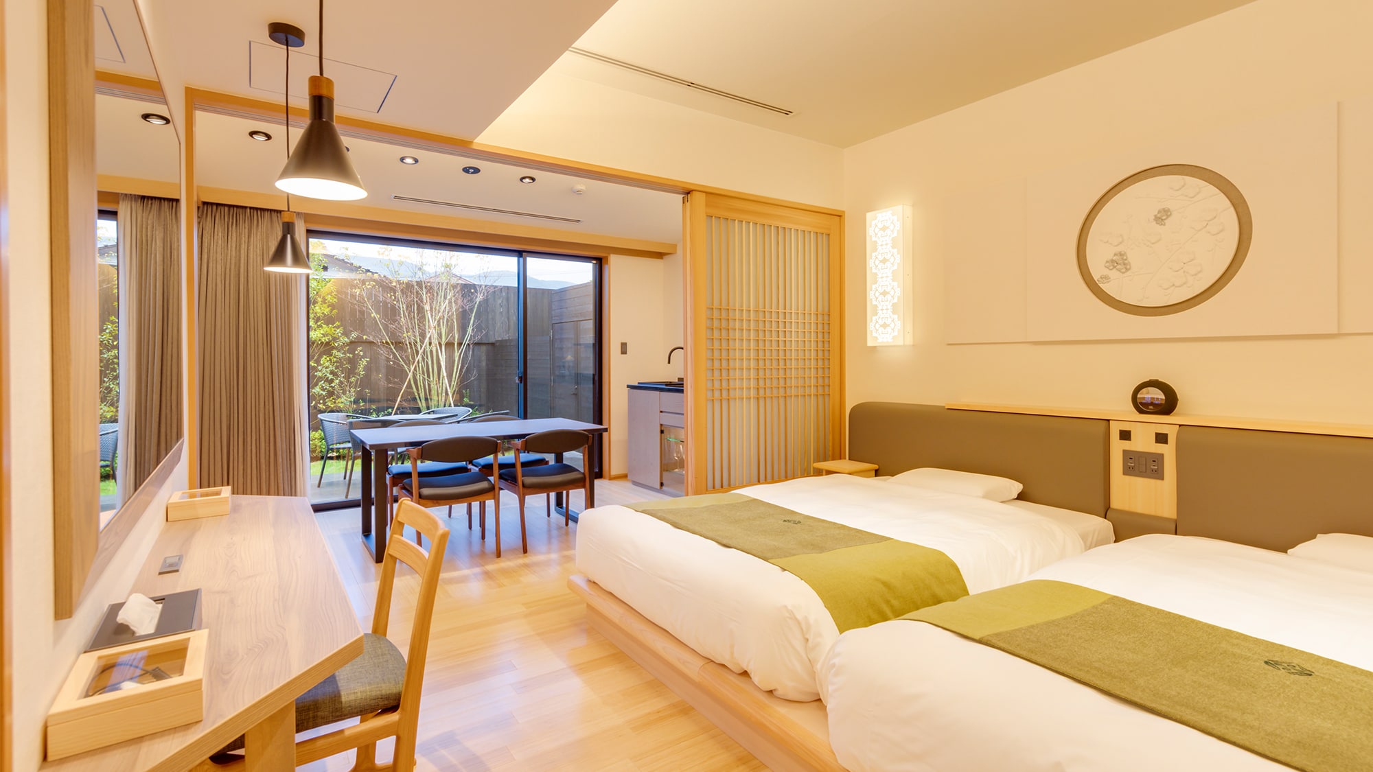 [Guest Room] Annex | Premium Suite with semi-open-air hot spring bath *Image for illustration purposes only