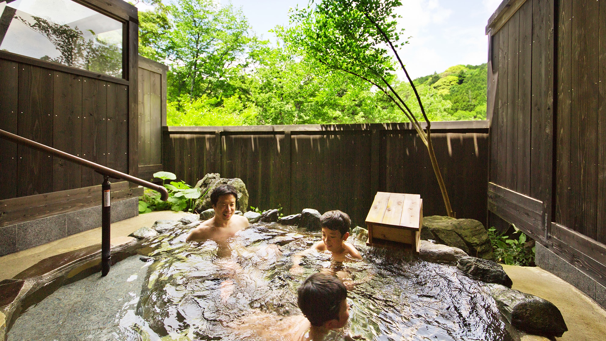 ■Private-open-air bath-■Private the open-air bath with a sense of freedom! Since it is private, you can even swim a little♪