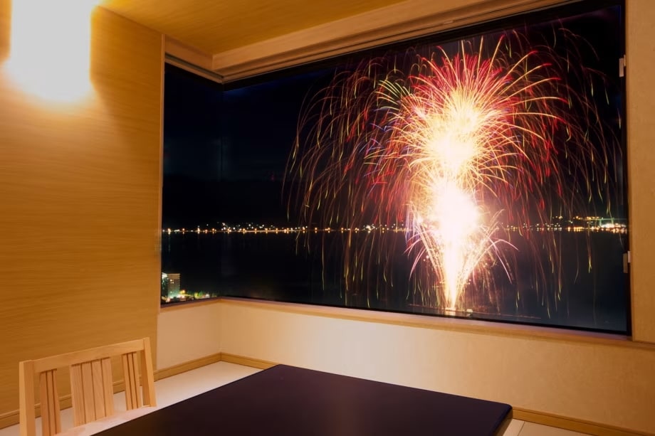 Fireworks from your room (image)