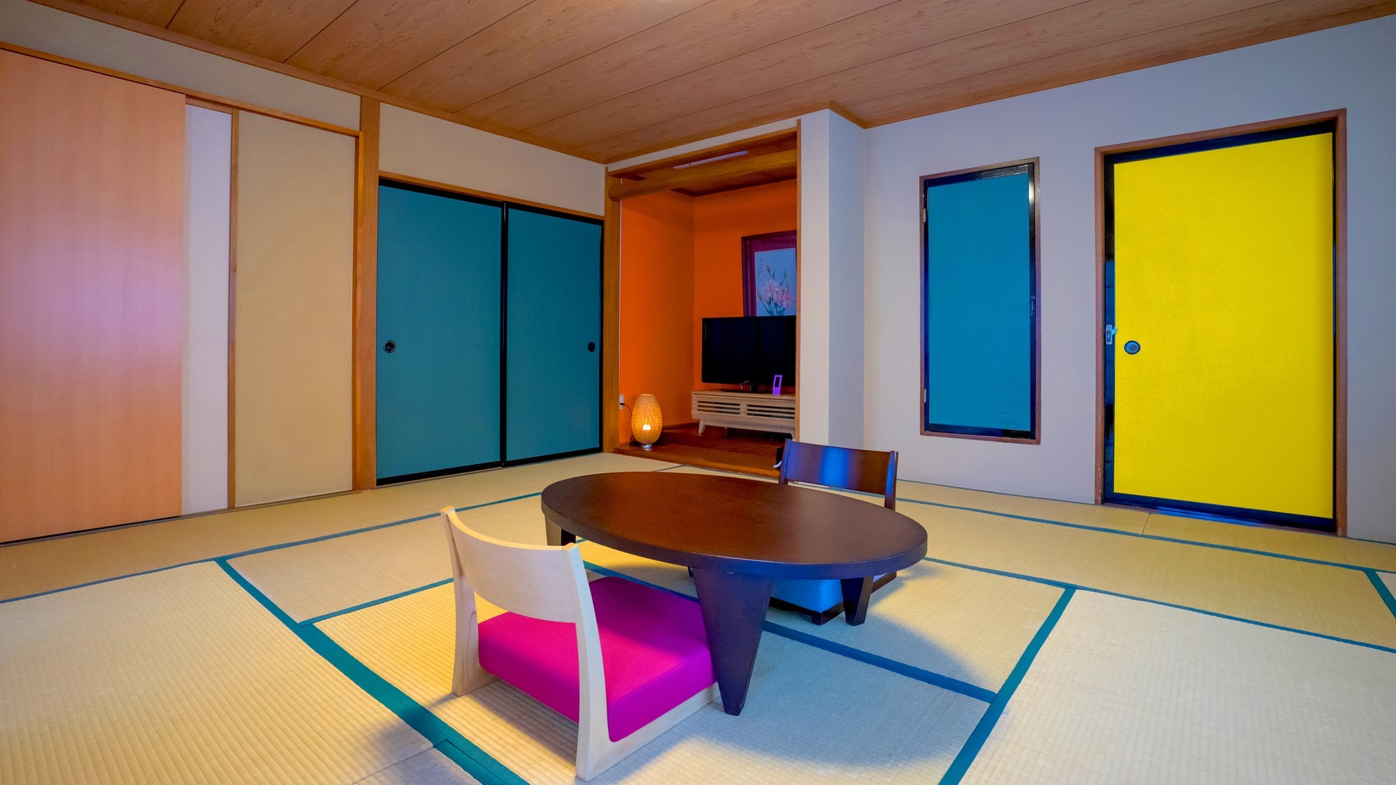 [Tomorrow] Japanese-style room 12 tatami mats (out bath, non-smoking room)