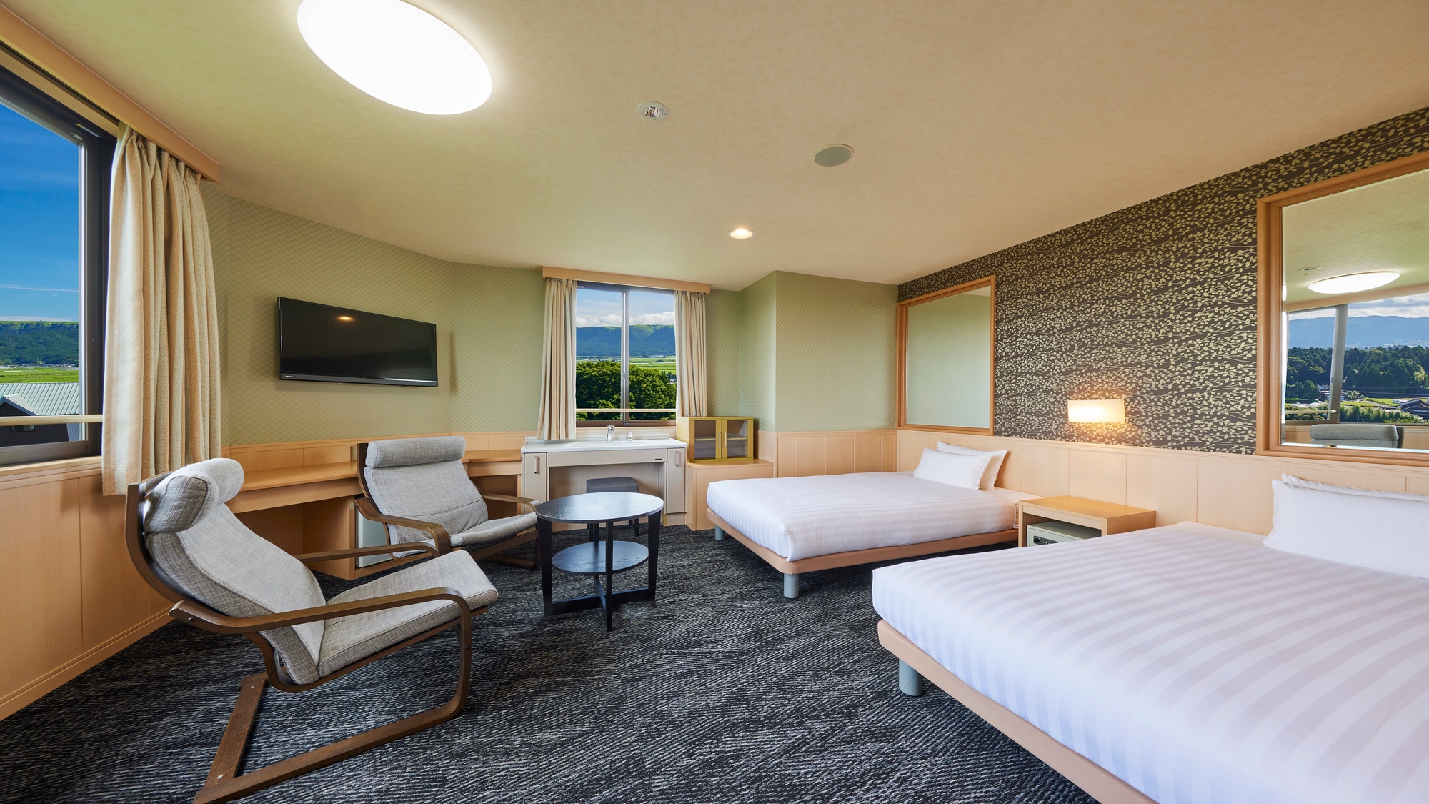 North Wing Superior Twin Barrier Free: Bedroom
