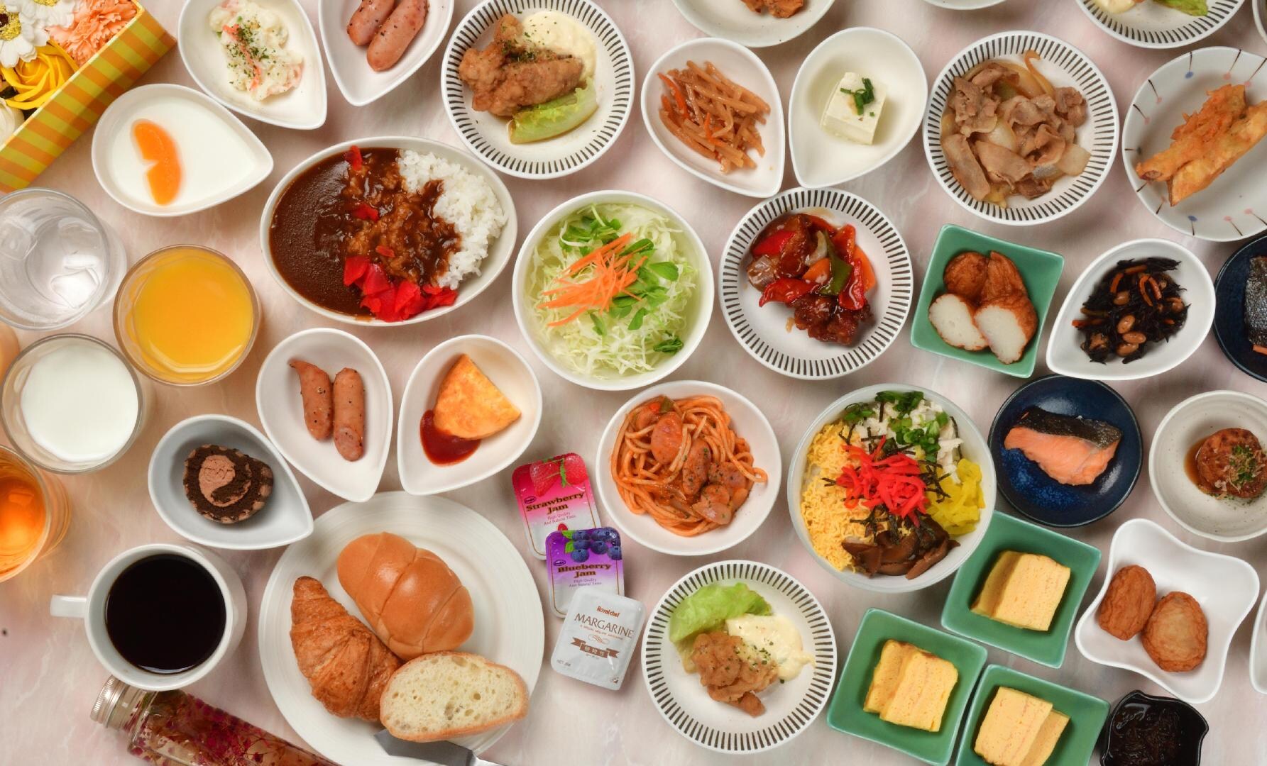 Breakfast buffet example