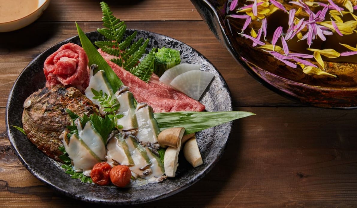 Dinner: Hotpot, Abalone Shabu-shabu