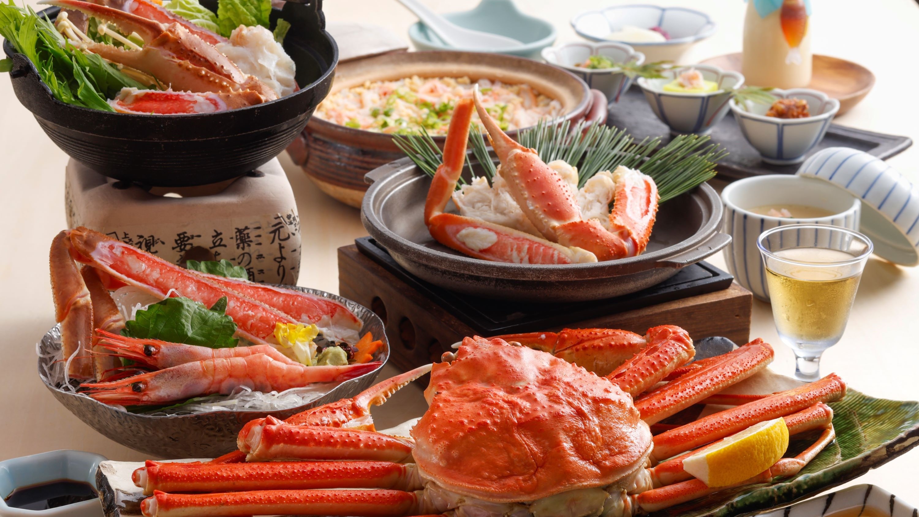 [Snow crab casual kaiseki plan]