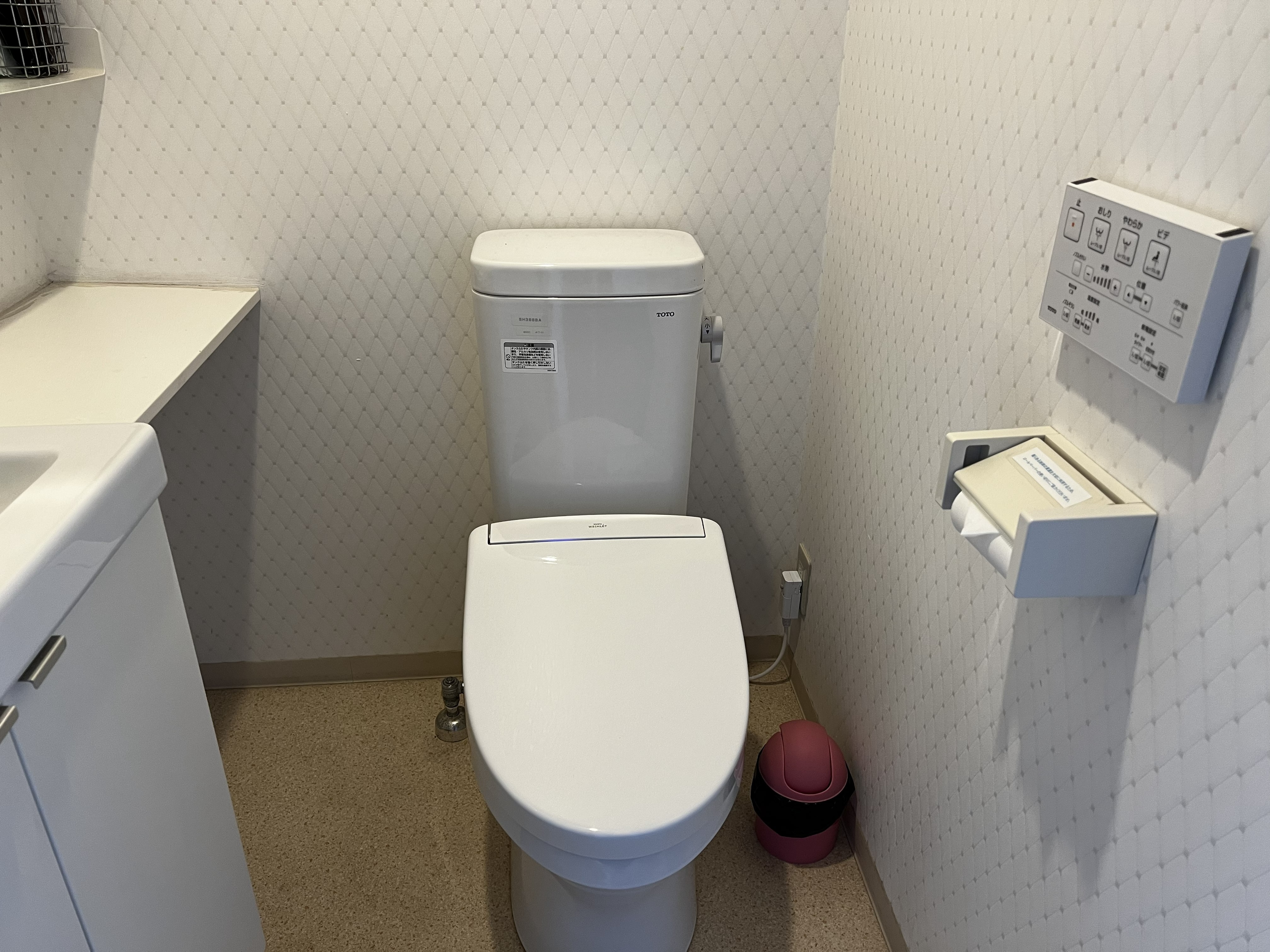 Washlet installation
